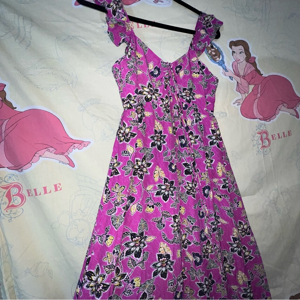 LOFT Pink Floral Dress - Picture 11 of 16